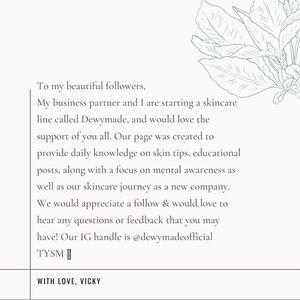 NEW SKINCARE LINE 🌿✨